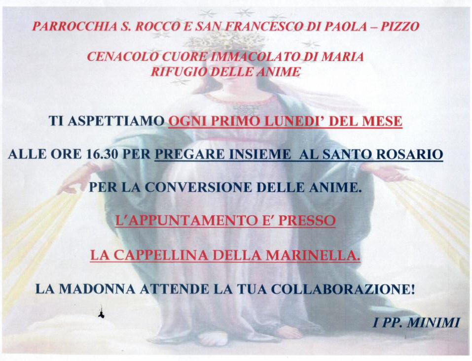 Cenacolo di preghiera di Natuzza Evolo alla Marinella
