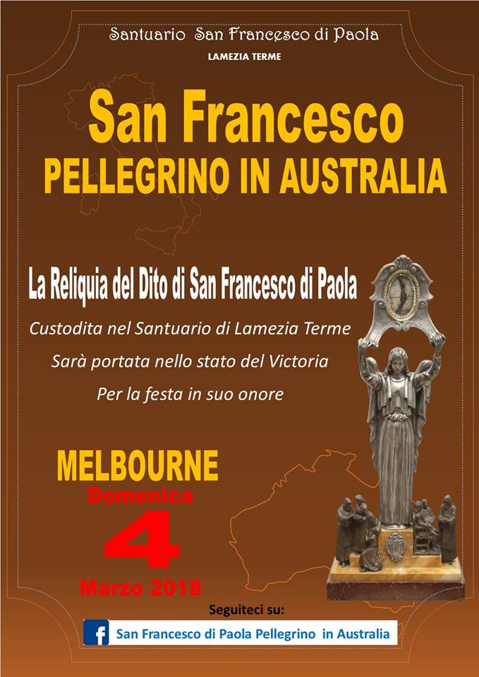 San Francesco di Paola Pellegrino in Australia